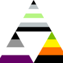 Ace Aro Agender Triforce