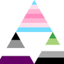 Trans Woman Ace Aro Triforce