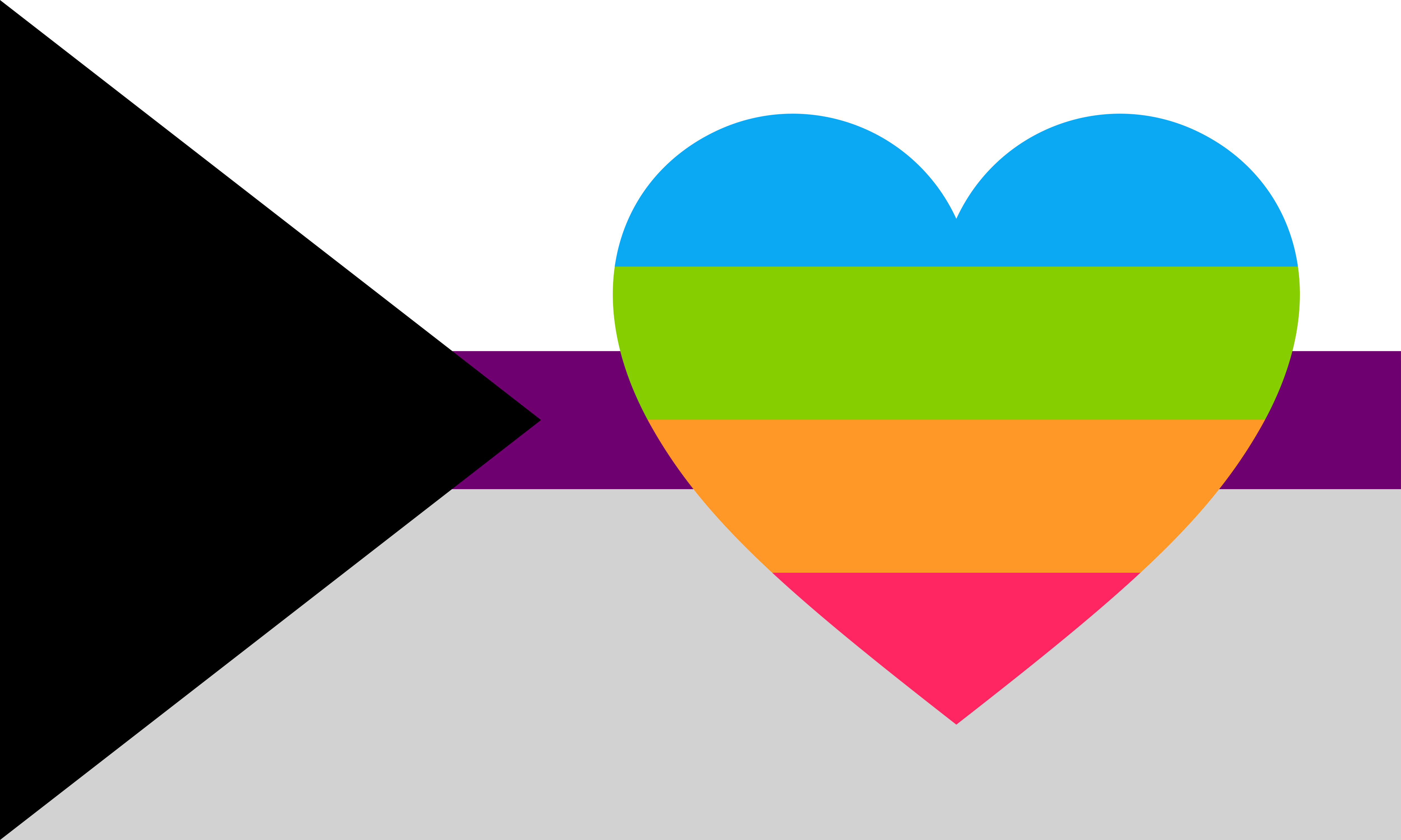 Demisexual Panromantic Combo Flag