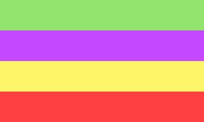 Schromantic / Schrodiromantic Pride Flag