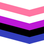 Genderfluid Queer Chevron (Transparent)