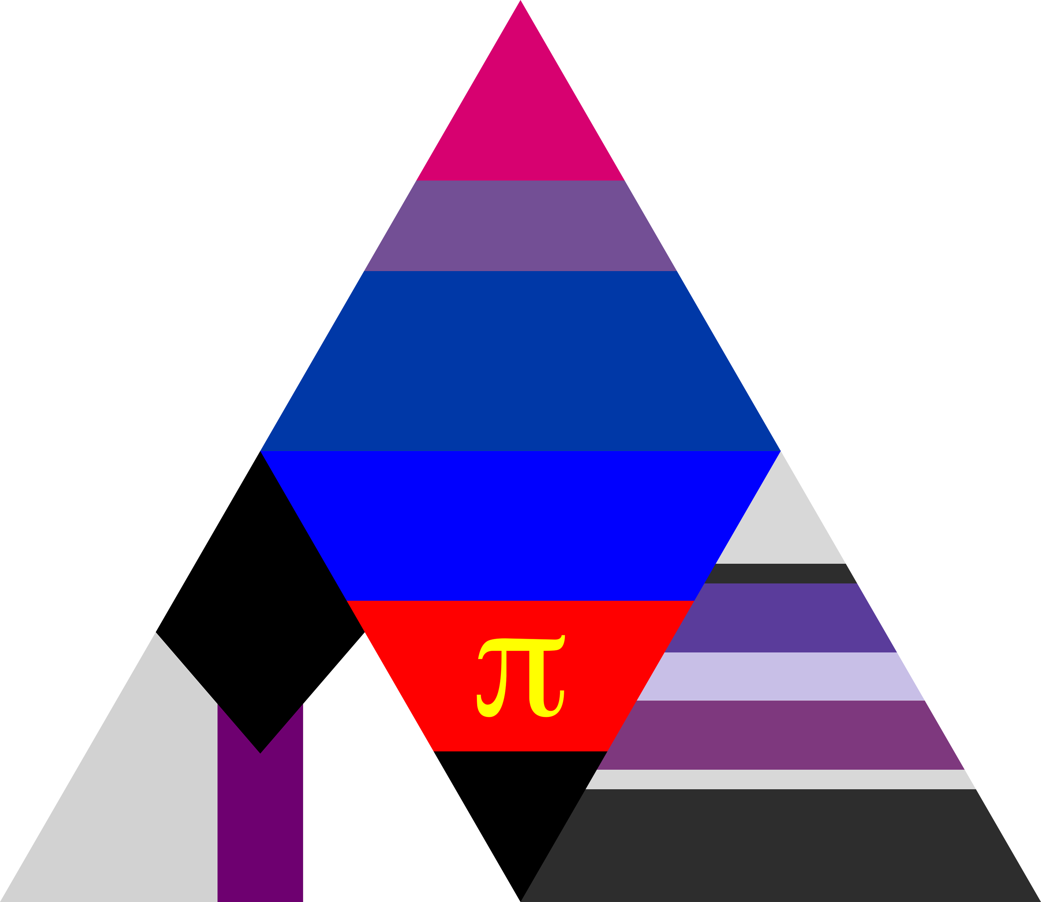 Polyamory Deviantart Bisexual Demisexual Bordergender Polyamory Triforc by Pride-Flags on ...