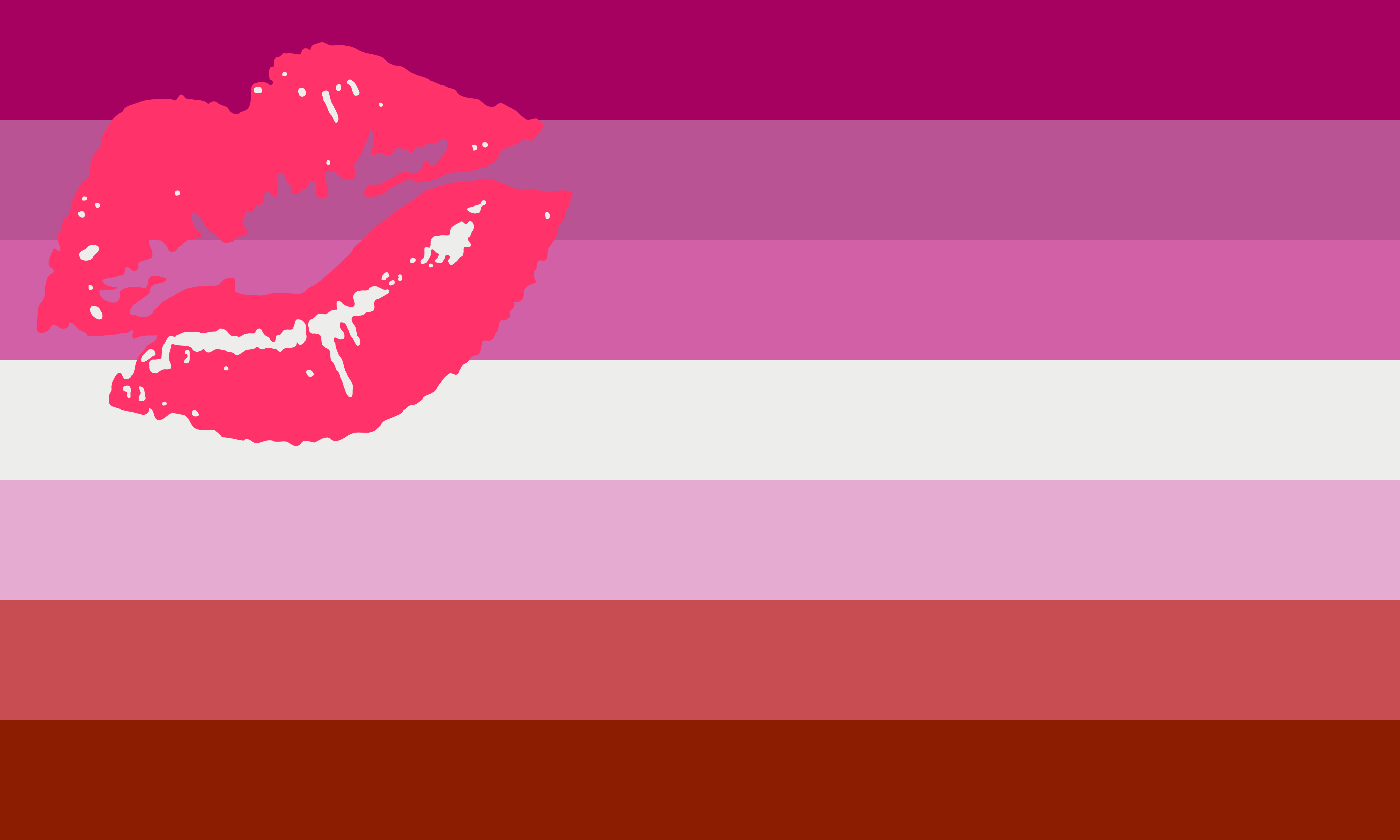 Lipstick Lesbian by Pride-Flags