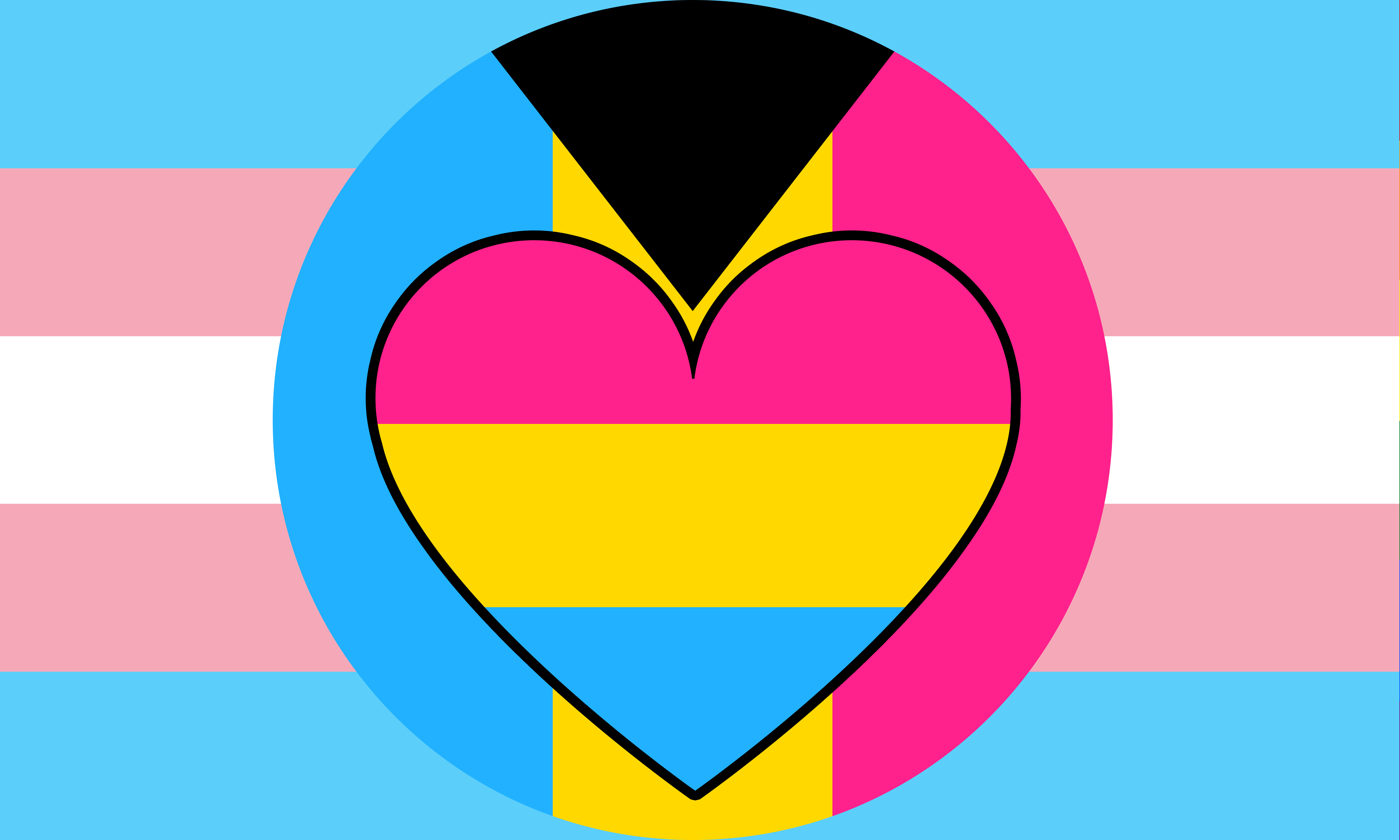 Transgender Demipansexual Panromantic Combo by Pride-Flags. 