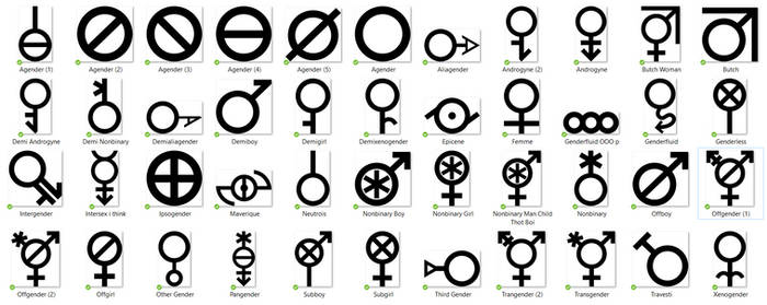 Gender Symbol Glossary