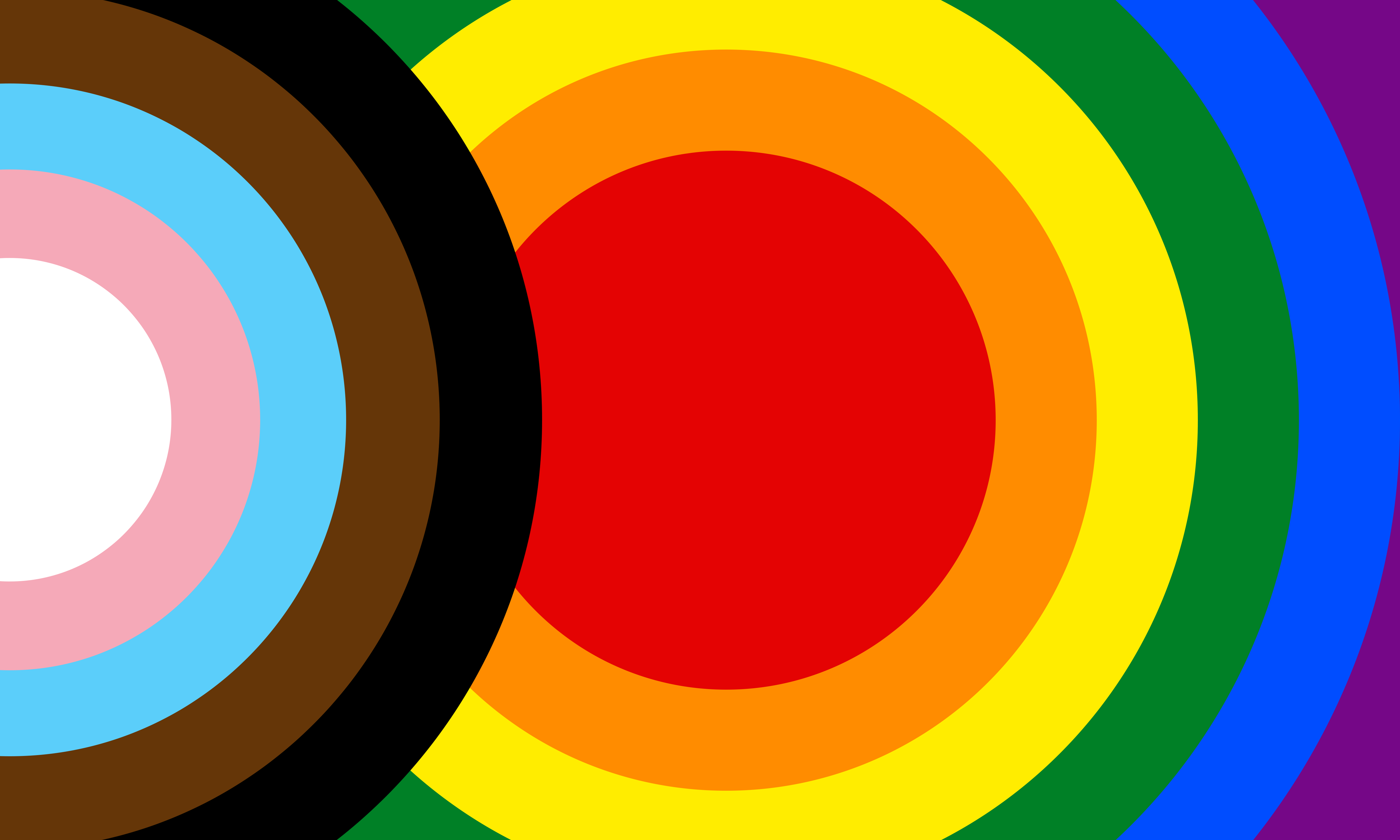 Progress/Inclusive Unity Pride Flag Circles (2) by Pride-Flags on ...