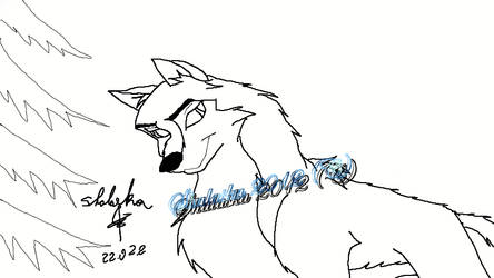 Aleu Lineart by ShalaskaLuna