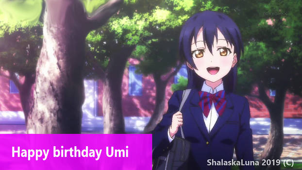 Happy birthday Umi Sonoda