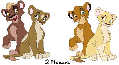 Lion cub adopts -closed-