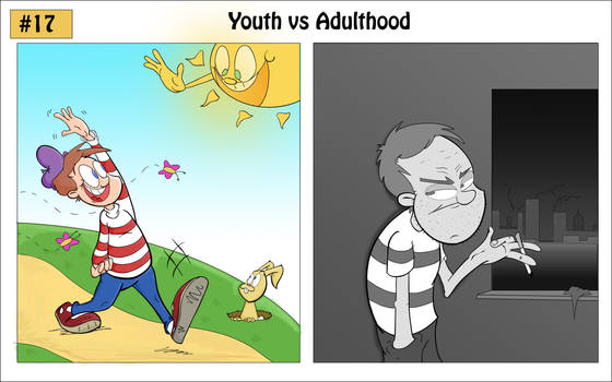 Pinball Comic 17: Youth vs Adulthood