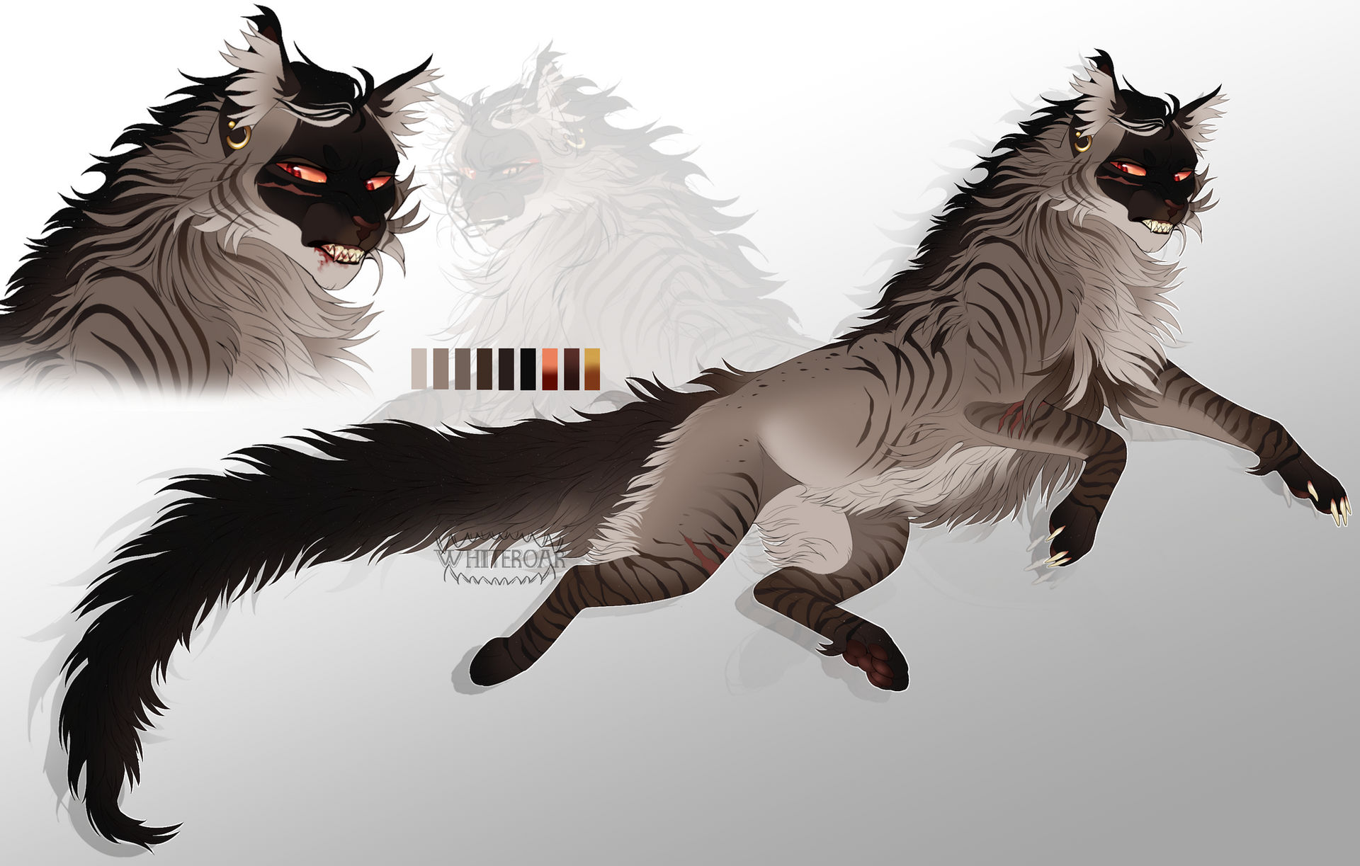 Stagg Mask Stagmask Reference Sheet by WhiteGemTiger on DeviantArt