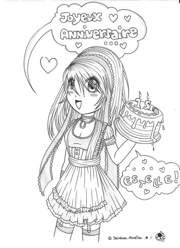 Happy Birthday Estelle By Ambreakasora On Deviantart Happy Birthday Estelle By Ambreakasora On Deviantart