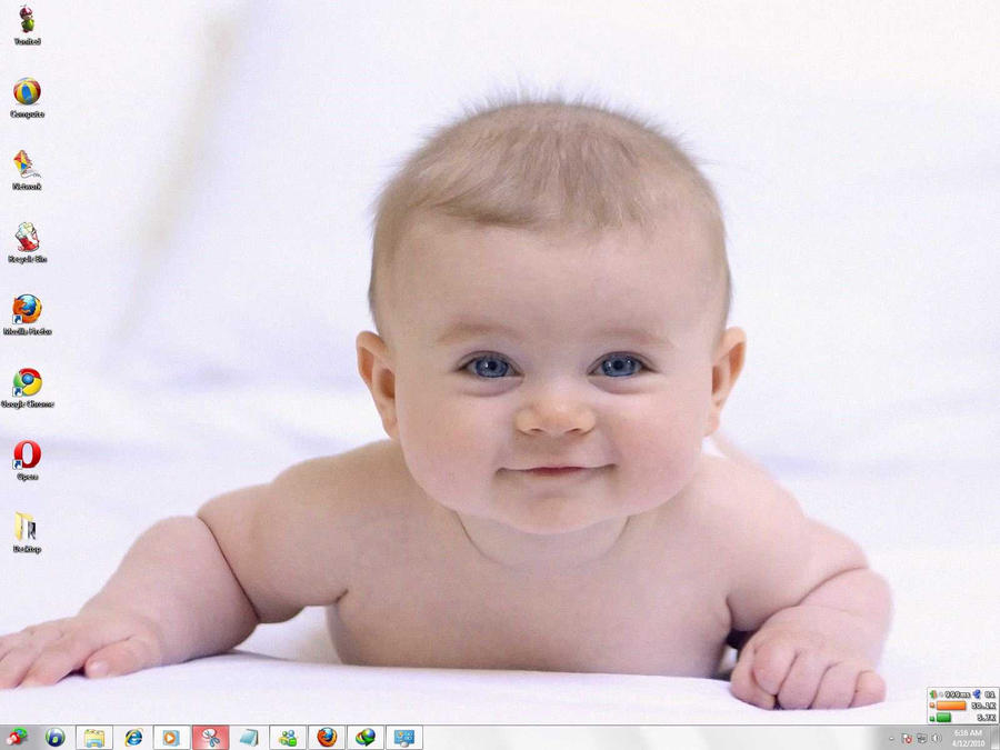 Babies Windows 7 Theme