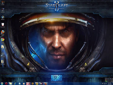 StarCraft II Windows 7 Theme