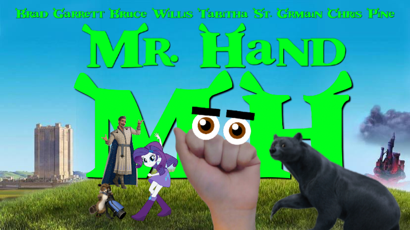 Mr. Hand Helper Mr. Hand (Shrek) Poster by JosephPatrickBrennan on DeviantArt