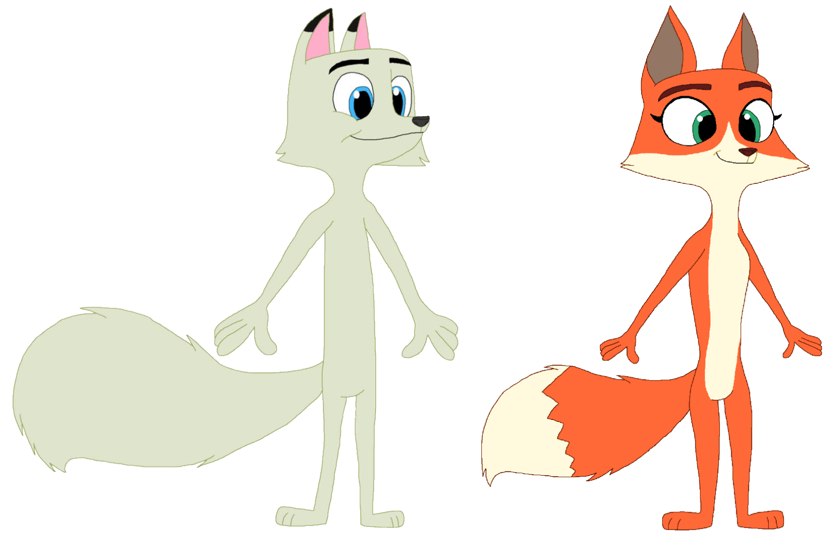 Swifty and Jade (Arctic Dogs Base) Png by JosephPatrickBrennan on ...