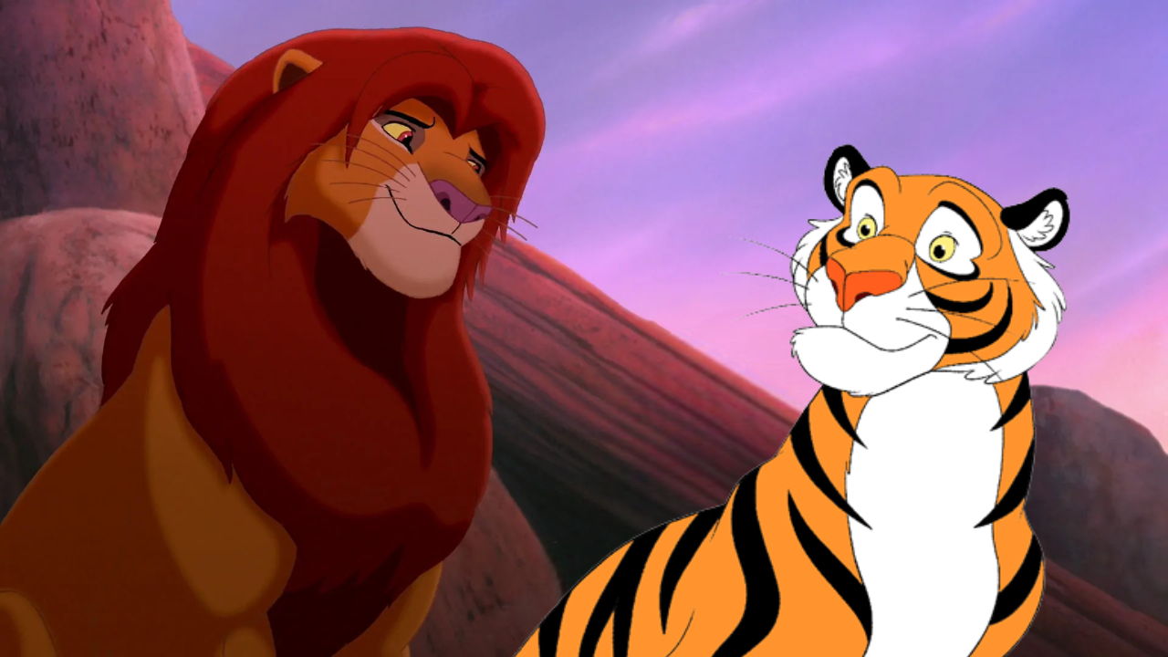 Rajah Meets Simba by JosephPatrickBrennan on DeviantArt