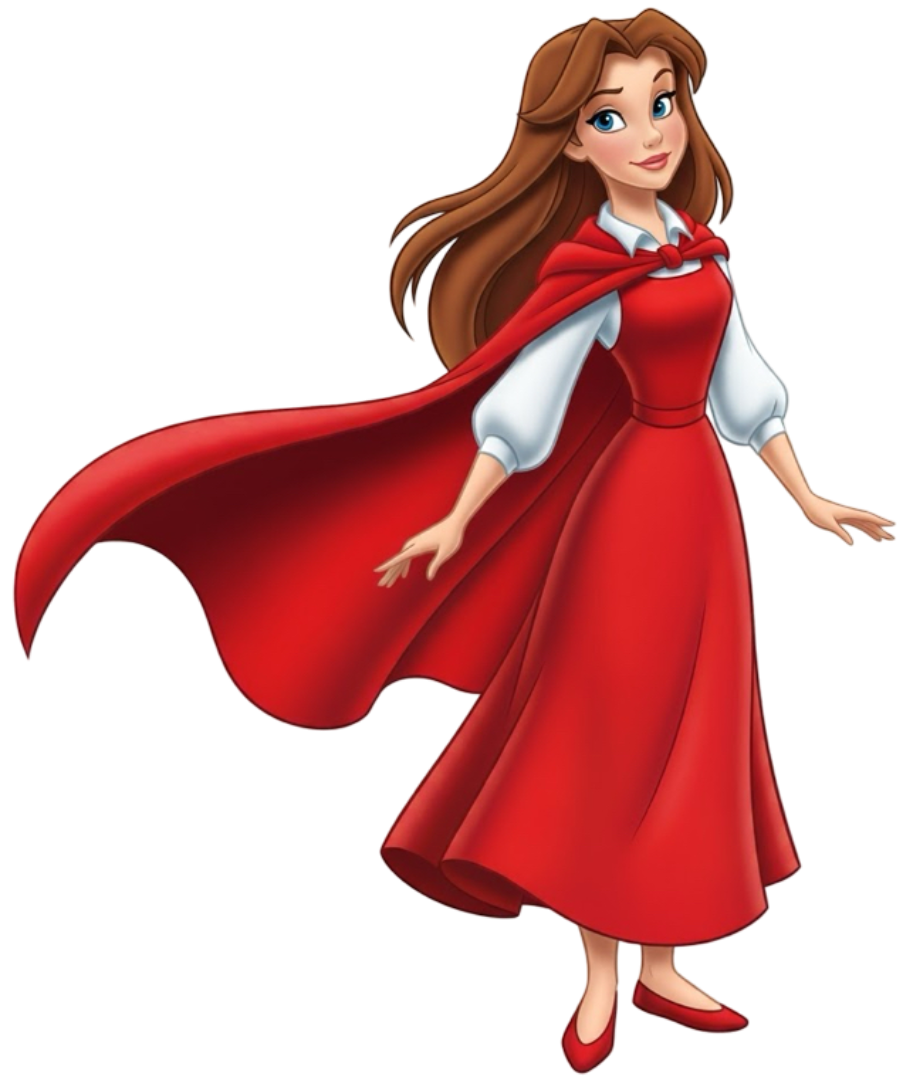 what disney princess has a red dress Yellow red dress Beast bell Disney princess toy figure