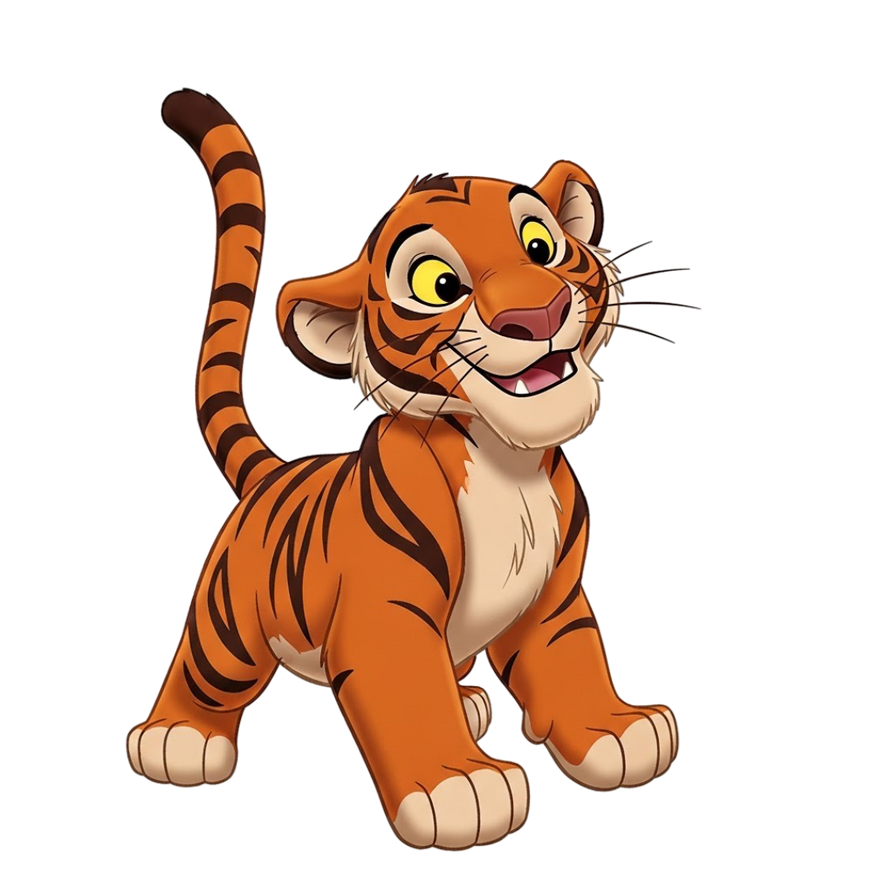 Young Rajah the Tiger (Aladdin) Png by JosephPatrickBrennan on DeviantArt