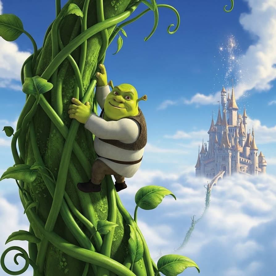Shrek and the Beanstalk by JosephPatrickBrennan on DeviantArt