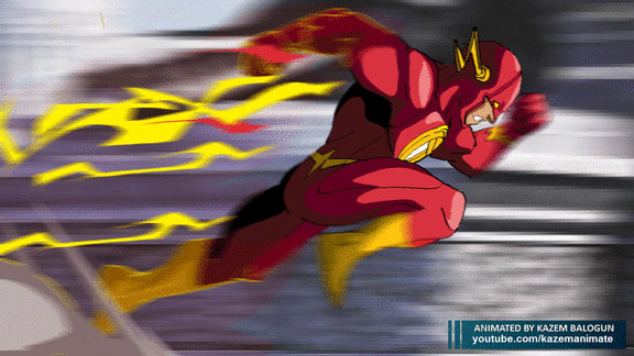 The Flash (DC Comics) - Running Animation 2 by Kazemb on DeviantArt