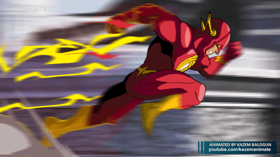 The Flash (DC Comics) - Running Animation 2 by Kazemb on DeviantArt
