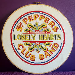 Sgt Peppers Lonely Hearts Club Band Cross Stitch