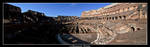 Colliseum, Rome from within by willyyeo