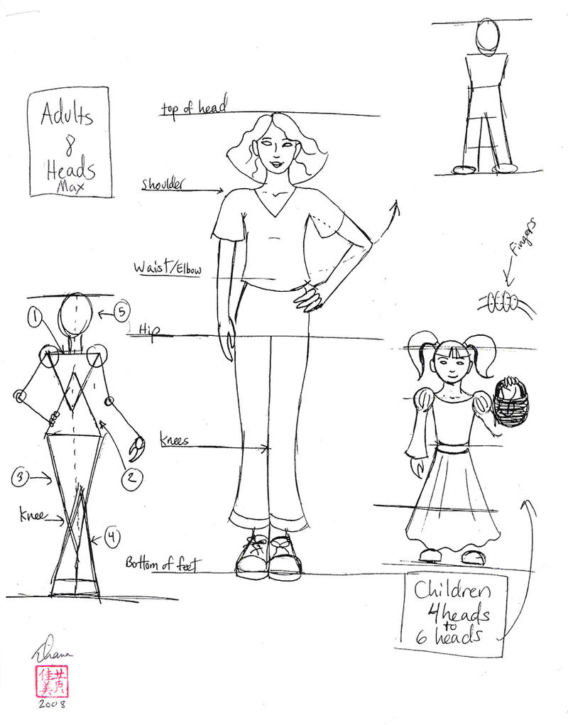 Draw Basic People part 1 by Diana-Huang on DeviantArt