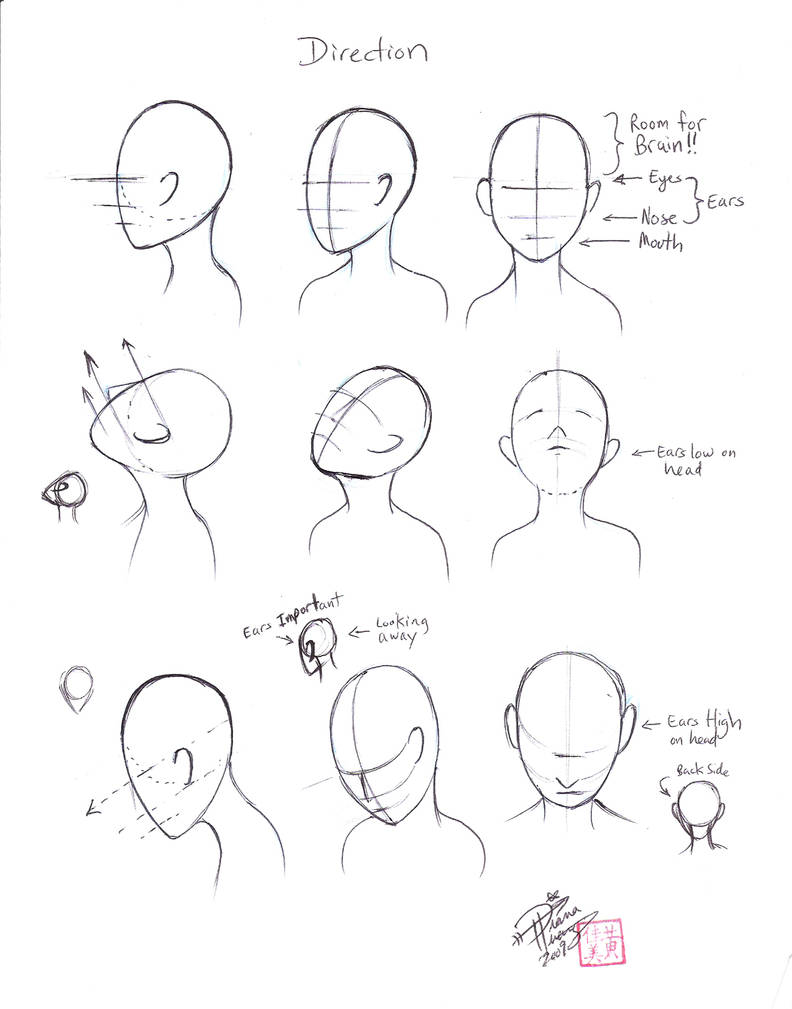 Draw Faces - Direction by Diana-Huang on DeviantArt