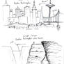 Draw Simple Cities and Canyon
