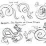 Draw Chinese Dragons etc