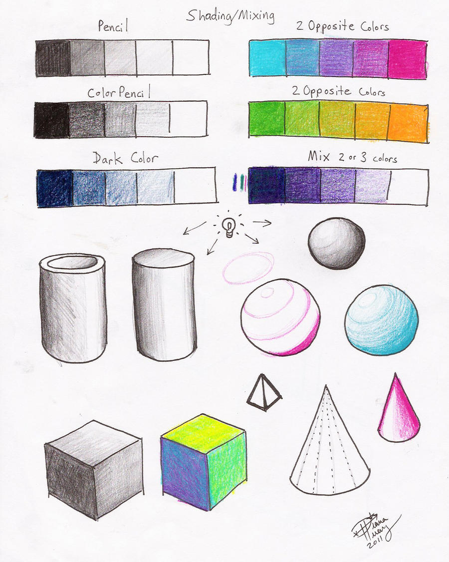 Shading Techniques Worksheet