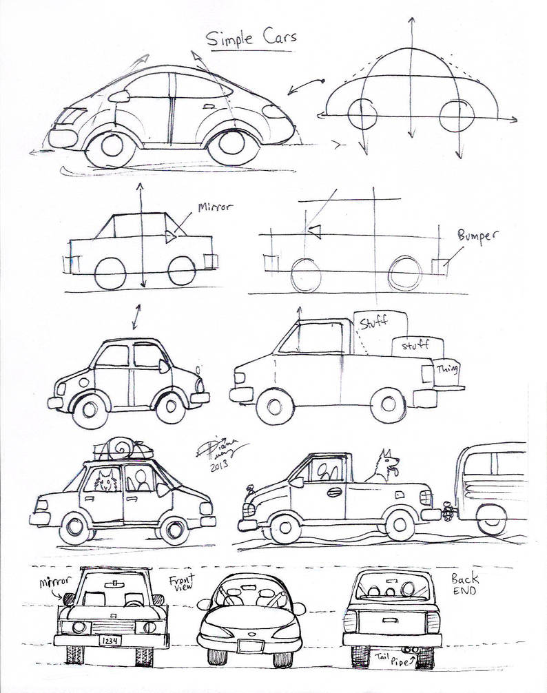Draw Simple Cars by Diana-Huang on DeviantArt