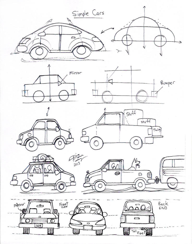 Deviantart Cars Draw Draw Simple Cars by Diana-Huang on DeviantArt