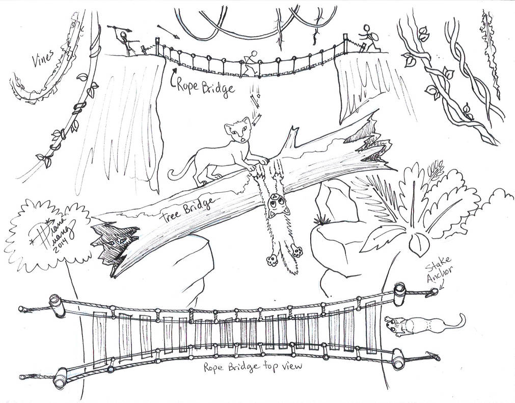 Draw a Rope Bridge by Diana-Huang on DeviantArt