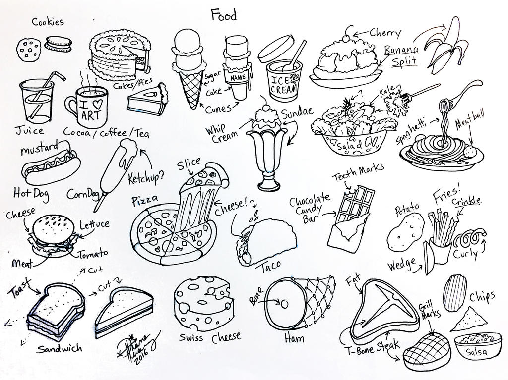 Draw Food by Diana-Huang on DeviantArt