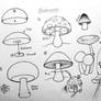 Draw Mushrooms