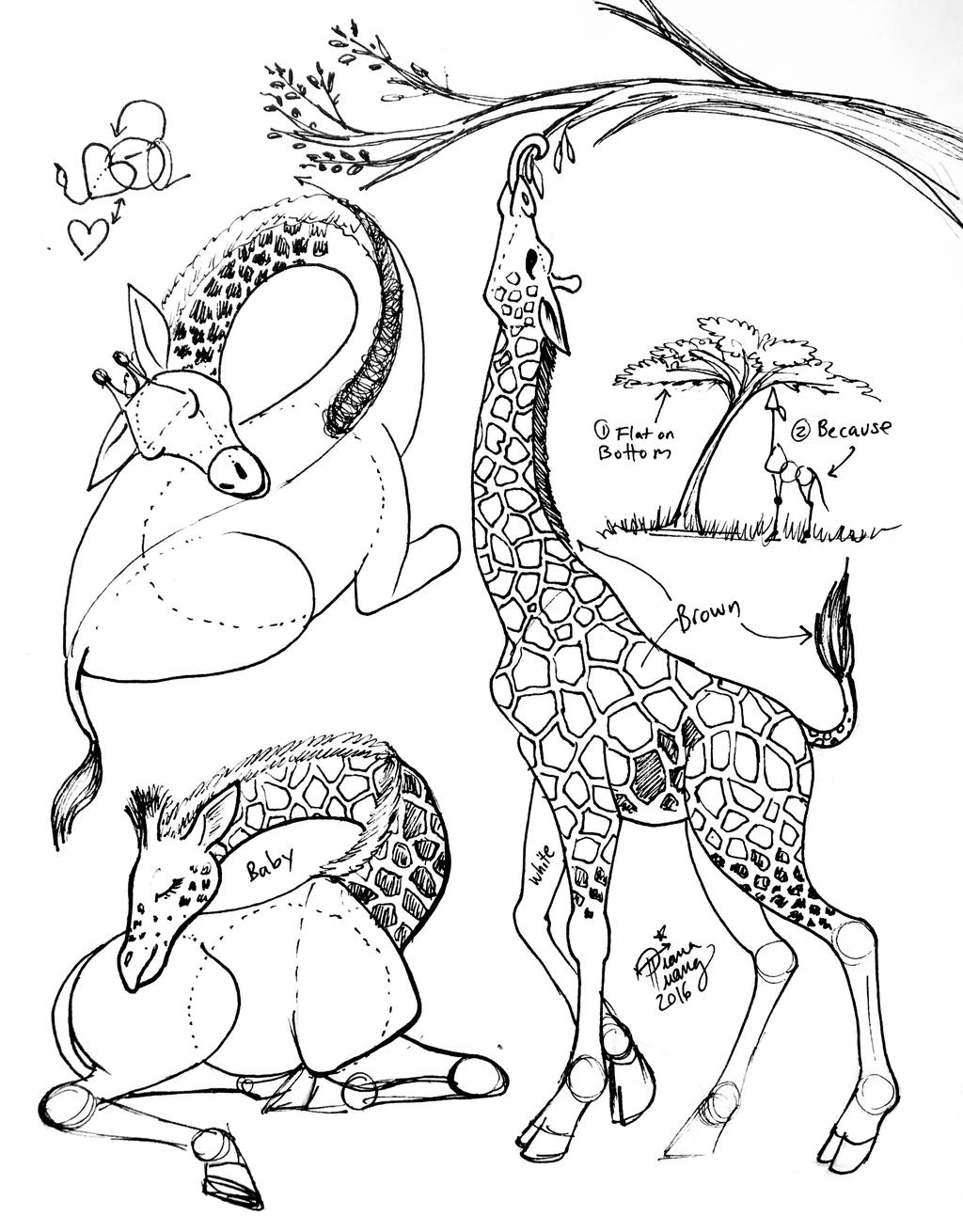 Draw Giraffe Part 2 by Diana-Huang on DeviantArt