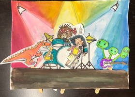 Paper Puppet Rock Band