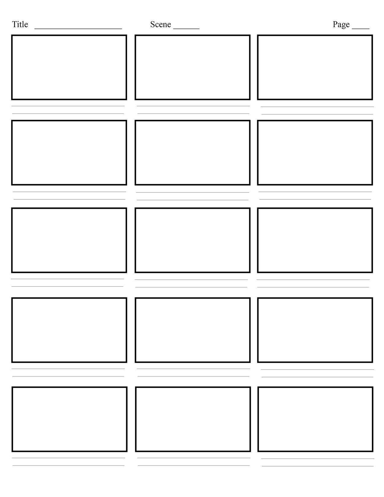 Storyboard template 1 by Diana-Huang on DeviantArt Storyboard template 1 by diana-huang on deviantart