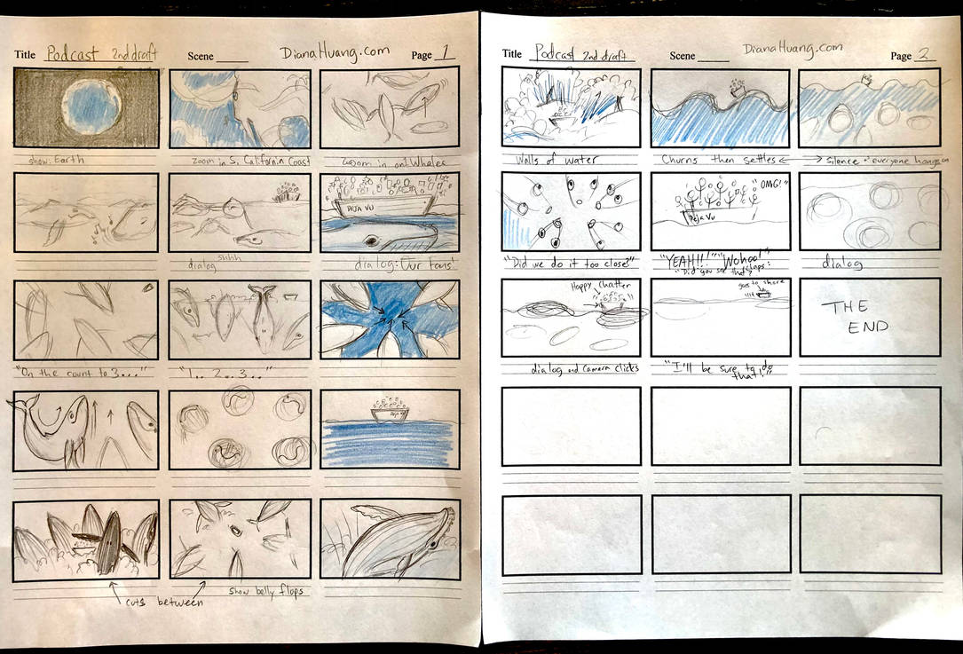Podcast Storyboard 2nd Draft by DianaHuang on DeviantArt