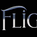 Flight title text design