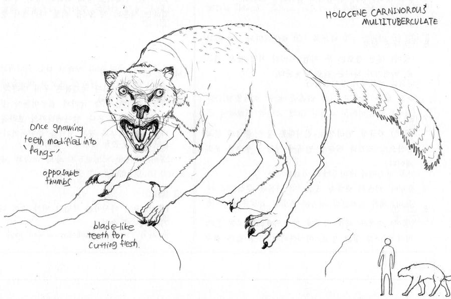 Multituberculate Rabbit Carnivorous Multituberculate by Cephlaken on DeviantArt
