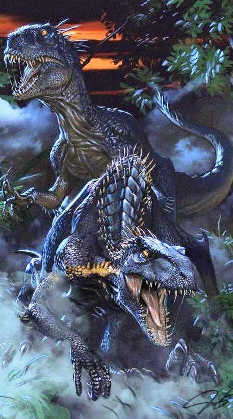 Scorpios Rex and Indoraptor by simonmoberg on DeviantArt