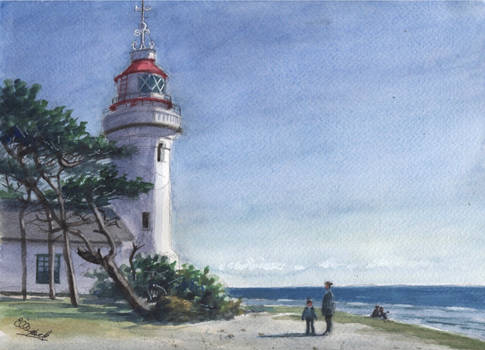 Sletterhage lighthouse..