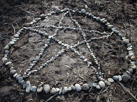 Rock Pentagram original by postaldude66