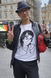 Me and Michael Jackson's Tee shirt 2014 Paris