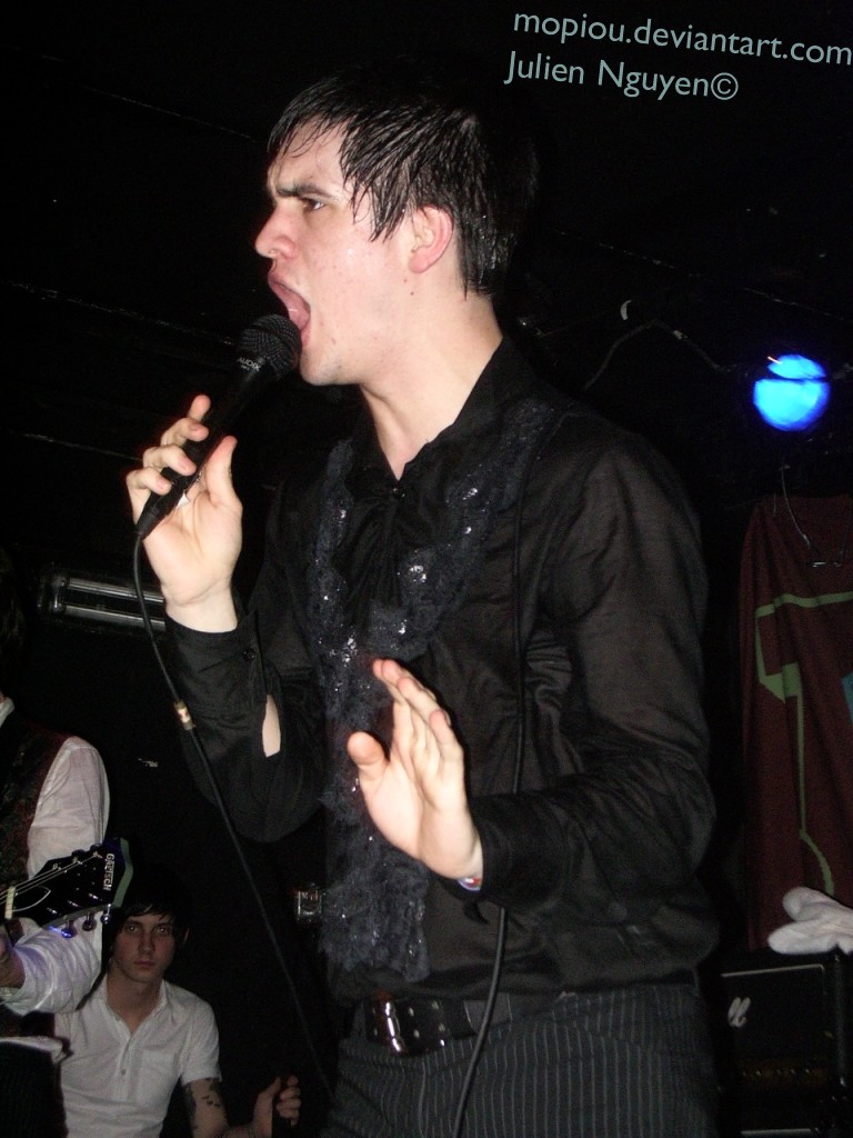 Brendon and his mic.