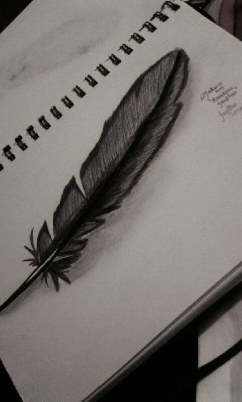 Black feather.